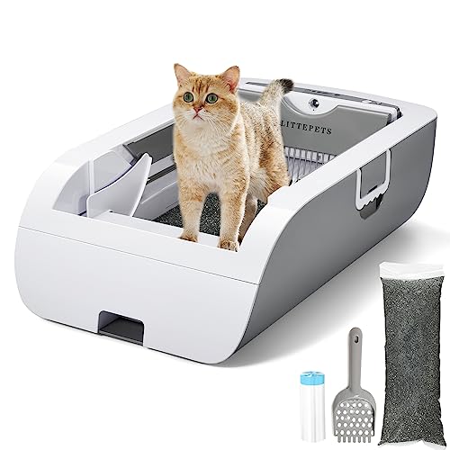Smart Katzentoilette Selbstreinigend für mehrere Katzen, kein Schaufeln Selbstreinigende Katzentoilette Smart Katzentoilette Selbstreinigend für mehrere Katzen, kein Schaufeln Selbstreinigende Katzentoilette von Suhaco