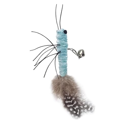 Neckerstab für Katzen, kleiner Insektenstab, fliegendes Katzenspielzeug mit Glöckchen, Zubehör für Katzen, Spielzeug für Haustiere, lustiges interaktives Spielzeug für Haustiere, Spielen von SuiHeill