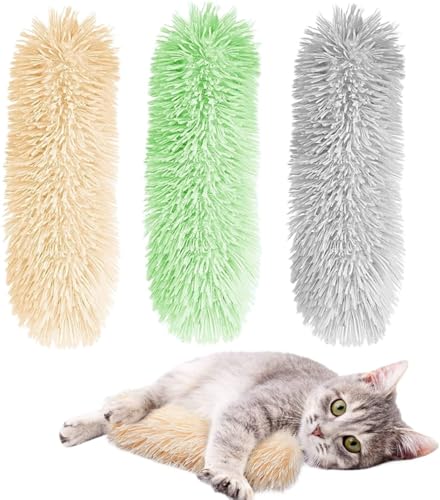 SuiHeill Kauspielzeug aus Plüsch für Katzen, Spielzeug zum Selberbeißen mit Katzenminze, Bandkissen, Spielzeug für Katzen, interaktives weiches Spielzeug für Katzen (1) von SuiHeill