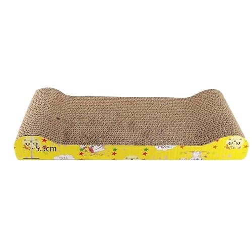 SuiHeill Kratzbrett für Katzen, zum Schärfen der Krallen, gewellter Karton, Kratzbrett für Katzen, Katzenspielzeug, Sofakissen (Bony Type) von SuiHeill