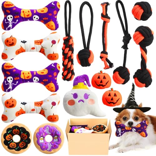 Suilung Hunde-Adventskalender 2025, quietschendes Spielzeug, Tier-Seil, Leckerli, interaktiver Ball und Knochen, Kauspielzeug für kleine, mittelgroße und große Haustiere, Welpen, Zahntraining Suilung Hunde-Adventskalender 2025, quietschendes Spielzeug, Tier-Seil, Leckerli, interaktiver Ball und Knochen, Kauspielzeug für kleine, mittelgroße und große Haustiere, Welpen, Zahntraining von Suilung
