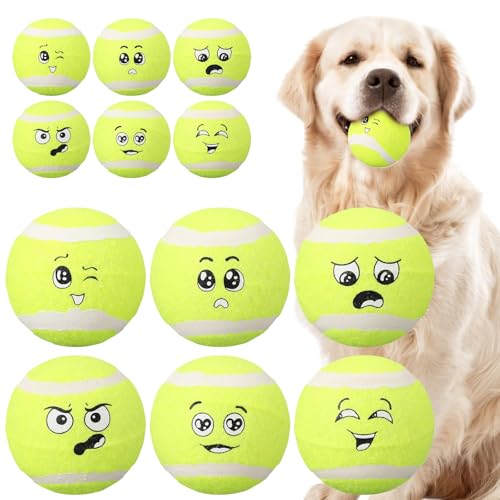 Suilung Hundespielzeug mit lächelndem Gesicht, quietschendes Spielzeug für mittelgroße Hunde, stabiles Gummi-Hundespielzeug für den Außenbereich, sichere interaktive Trainingsbälle Suilung Hundespielzeug mit lächelndem Gesicht, quietschendes Spielzeug für mittelgroße Hunde, stabiles Gummi-Hundespielzeug für den Außenbereich, sichere interaktive Trainingsbälle von Suilung
