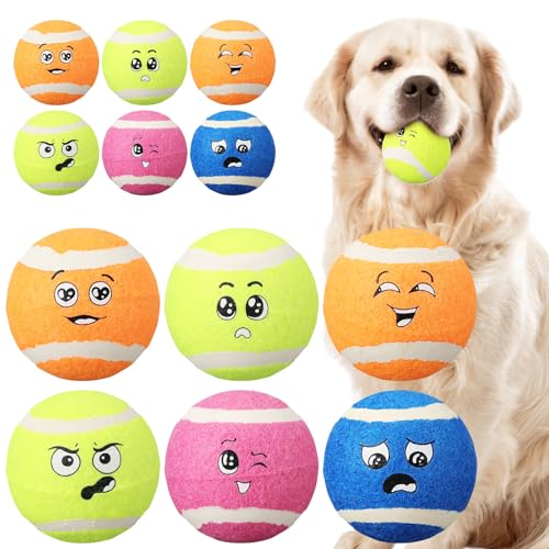 Suilung Hundespielzeug mit lächelndem Gesicht, quietschendes Spielzeug für mittelgroße Hunde, stabiles Gummi-Hundespielzeug für den Außenbereich, sichere interaktive Trainingsbälle Suilung Hundespielzeug mit lächelndem Gesicht, quietschendes Spielzeug für mittelgroße Hunde, stabiles Gummi-Hundespielzeug für den Außenbereich, sichere interaktive Trainingsbälle von Suilung