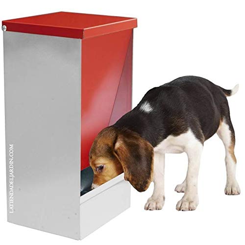 Suinga. FUTTERSPENDER für Hunde, Katzen und andere Haustiere. Fassungsvermögen von 27 Litern. 31x26x61 cm von Suinga