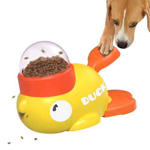 Suitchi Hunde-Puzzle-Spielzeug, Slow Feeder Ente, Hundetraining Unterhaltungsspielzeug für alle Rassen von Suitchi