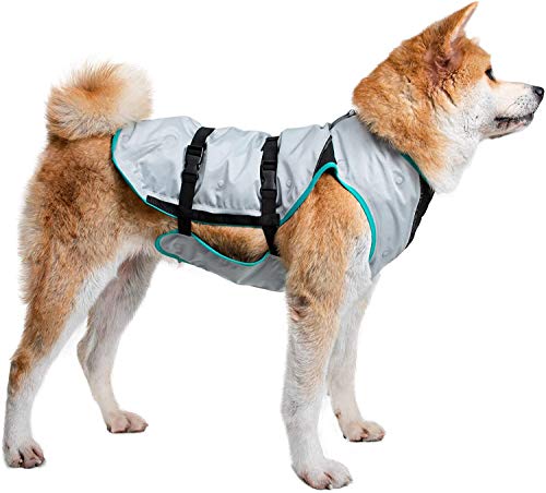 Suitical Dry Cooling Vest Hund, L, Silber von Suitical