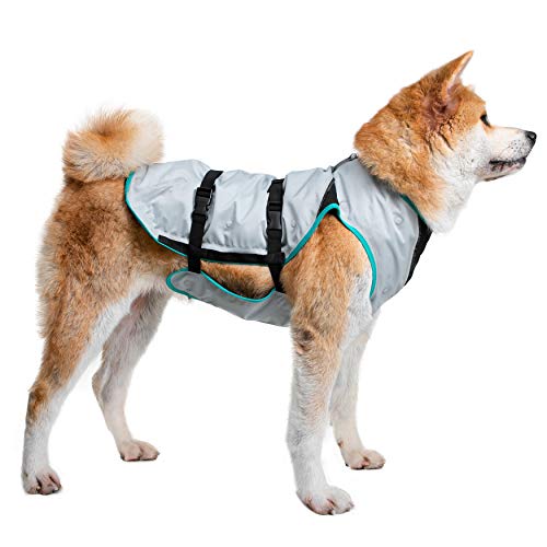 Suitical Dry Cooling Vest Hund, XL, Silber von Suitical