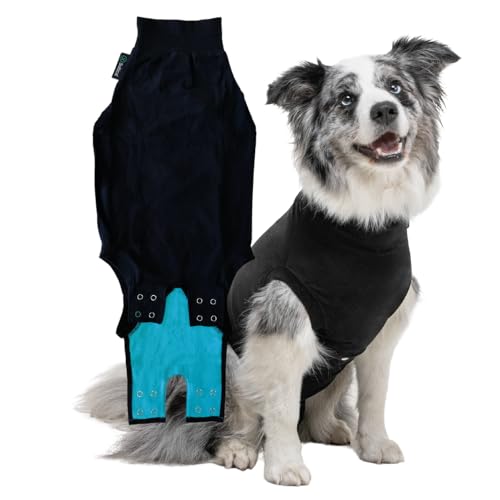 Suitical Recovery Suit Hund, M, Schwarz von Suitical