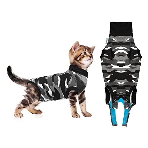Suitical Recovery Suit Katze, XXS - Schwarz Camouflage von Suitical