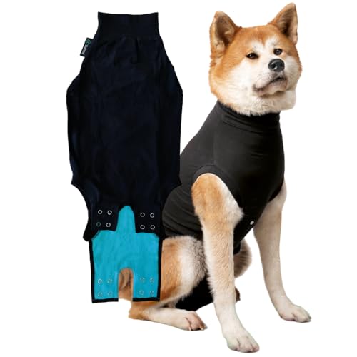 Suitical Recovery Suit Hund, L, Schwarz von Suitical