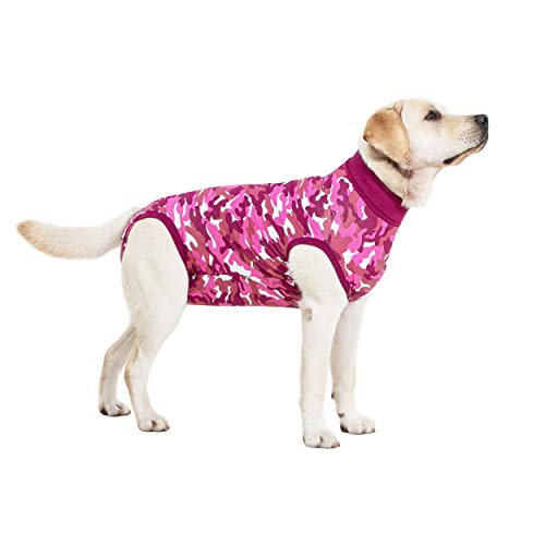 Suitical Recovery Suit Hund, M+, Rosa Camouflage von Suitical