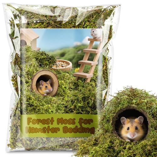 Sukh Hamstermoos, Waldmoos für Hamster, Einstreu, Trockenmoos, Reptilienmoos, für Eichhörnchen, Hamster, Meerschweinchen, Mäuse, Kleintiere, Käfigzubehör Sukh Hamstermoos, Waldmoos für Hamster, Einstreu, Trockenmoos, Reptilienmoos, für Eichhörnchen, Hamster, Meerschweinchen, Mäuse, Kleintiere, Käfigzubehör von Sukh