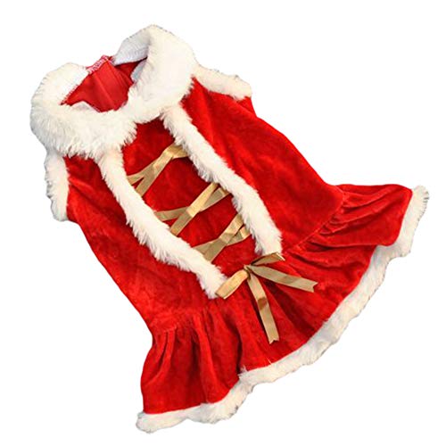 Sukisuki Hundekostüm, weich, warm, Weihnachtsmann-Pullover, Mantel für den Winter, für große kleine Hunde von Sukisuki