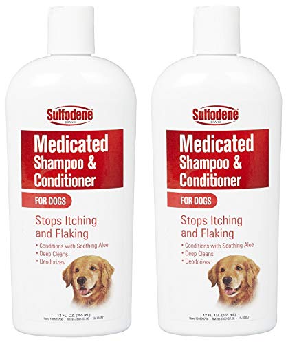 Sulfodene Medicated Shampoo & Conditioner for Dogs 12 oz Bottle - 2 Pack von Farnam