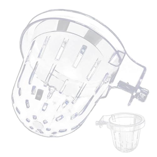 Aquarium-Pflanzgefäß, transparent, Hydrokultur-Pflanzkorb, Aquarium-Pflanzenhalter, Pflanzenhalter für Wasserpflanzen und Dekoration Aquarium-Pflanzgefäß, transparent, Hydrokultur-Pflanzkorb, Aquarium-Pflanzenhalter, Pflanzenhalter für Wasserpflanzen und Dekoration von Sulxyi