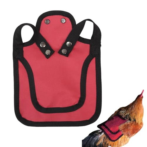 Hühner-Sattel für Hühner, Rückenprotektor, Geflügelweste, Jacke mit verstellbaren Trägern, Schutzkleidung für Haustiere, Hühnerstallzubehör von Sulxyi