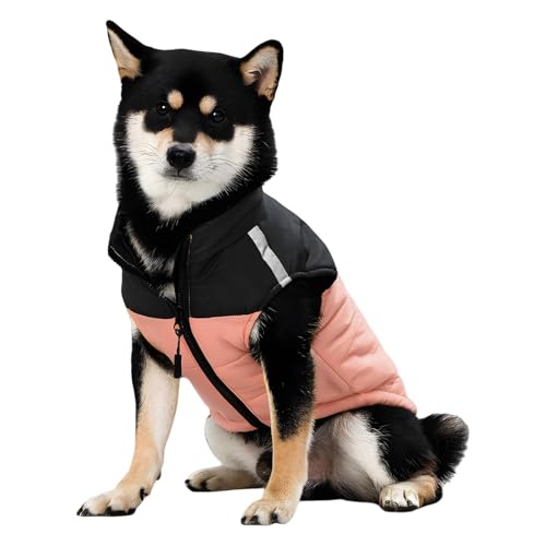 Hundemantel für draußen,Hundewintermantel - Hundewestenbekleidung - Warme Hundeweste, Winddichte Hunde-Schneeanzugweste, dick für kaltes Winterwetter Hundemantel für draußen,Hundewintermantel - Hundewestenbekleidung - Warme Hundeweste, Winddichte Hunde-Schneeanzugweste, dick für kaltes Winterwetter von Sulxyi