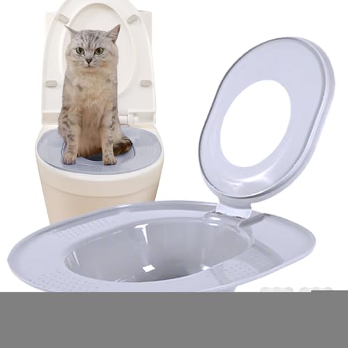 Katzen Toilette Trainer Set | Katzentoilette Stubenreinheit Trainer | Tragbarer Urinal Wiederverwendbar Für Haushalt & Reisen Leicht Zu Reinigen Kätzchen Haustier von Sulxyi
