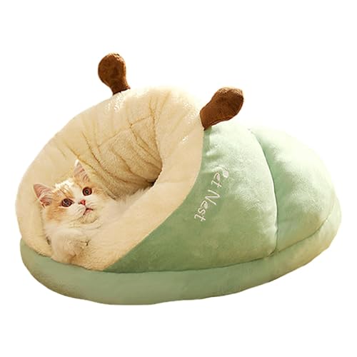 Katzenbett Höhle, Katzenbett Kuschelhöhle, Welpen-IglLoo Bett, Katzenbett Haus, Kätzchen-Zelthaus, weicher und bequemer rutschfester Boden, waschbar und leicht zu pflegen, für Katzen und Welpen oder Katzenbett Höhle, Katzenbett Kuschelhöhle, Welpen-IglLoo Bett, Katzenbett Haus, Kätzchen-Zelthaus, weicher und bequemer rutschfester Boden, waschbar und leicht zu pflegen, für Katzen und Welpen oder von Sulxyi