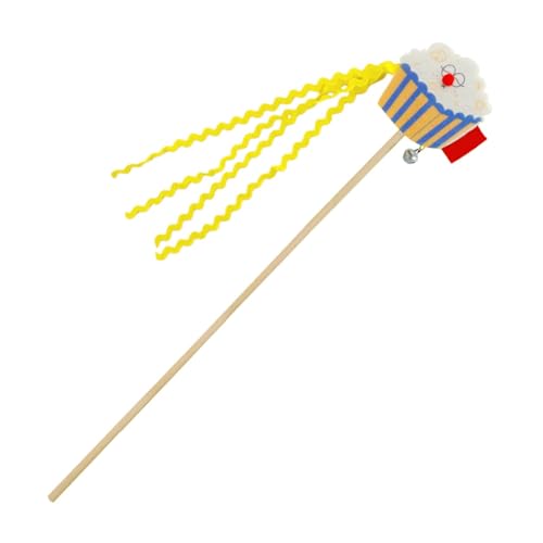 Katzenstäbe für Hauskatzen, Katzenstabspielzeug, Buntes Käse-Puffreis-Katzenstab-Spielzeug, 54 cm lustiges Katzenspielzeug mit Schnur, Katzenzubehör für kleine, mittelgroße und große Katzenrassen Katzenstäbe für Hauskatzen, Katzenstabspielzeug, Buntes Käse-Puffreis-Katzenstab-Spielzeug, 54 cm lustiges Katzenspielzeug mit Schnur, Katzenzubehör für kleine, mittelgroße und große Katzenrassen von Sulxyi