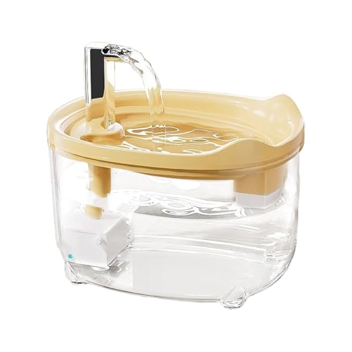 Katzenwasserspender, kompakt und räumlich einsparend, 1,5 Liter, Haustierwasserbrunnen, automatischer Katzenhundbrunnen, LED -Indikator, Zirkulationspumpe für Innenhüter Katzenwasserspender, kompakt und räumlich einsparend, 1,5 Liter, Haustierwasserbrunnen, automatischer Katzenhundbrunnen, LED -Indikator, Zirkulationspumpe für Innenhüter von Sulxyi