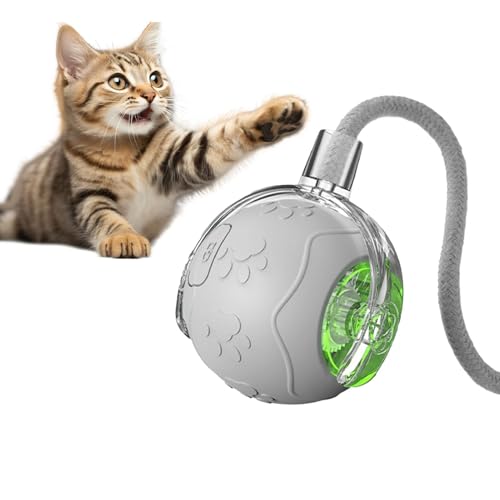 Rolling Ball Cat Toy, Katzenspielzeugkugeln für Innenkatzen, Intelligente Sensing -Ball -Katzen -Spielzeug, Batteriebetriebene PET-Katzenzubehör für Innenkatzen, gelangte Katzen, kleine und mittlere H Rolling Ball Cat Toy, Katzenspielzeugkugeln für Innenkatzen, Intelligente Sensing -Ball -Katzen -Spielzeug, Batteriebetriebene PET-Katzenzubehör für Innenkatzen, gelangte Katzen, kleine und mittlere H von Sulxyi