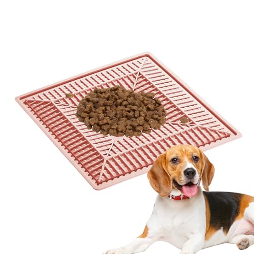 Slow Feeder Katzennapf | Wasserdichter Puzzle-Futterspender für Katzen - Silikon rutschfeste sichere Futtermatte für interaktives Essen Welpen Kätzchen Indoor Slow Feeder Katzennapf | Wasserdichter Puzzle-Futterspender für Katzen - Silikon rutschfeste sichere Futtermatte für interaktives Essen Welpen Kätzchen Indoor von Sulxyi