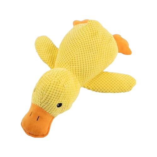 Sulxyi Beruhigendes Entenspielzeug für Hunde, weiche Plüschtextur, gelbes Design, Yellow Entenhundspielzeug, interaktiver Quietsch, das von Instinkten, ideal für den Innenraum im Freien Sulxyi Beruhigendes Entenspielzeug für Hunde, weiche Plüschtextur, gelbes Design, Yellow Entenhundspielzeug, interaktiver Quietsch, das von Instinkten, ideal für den Innenraum im Freien von Sulxyi