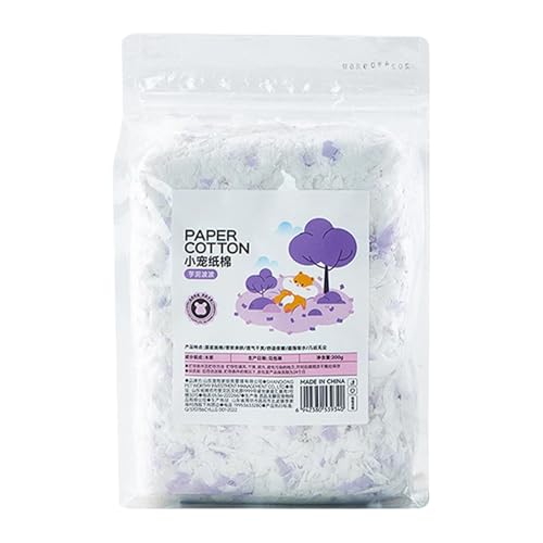 Sulxyi Hamster-Papierbettwäsche, Hamster-Baumwollbettwäsche | Hamster Schlafpapier Baumwolle - Weiche kleine Haustierbettwäsche aus Baumwolle, Nestbaumwolle aus geruchshemmendem Papier für Hamster von Sulxyi