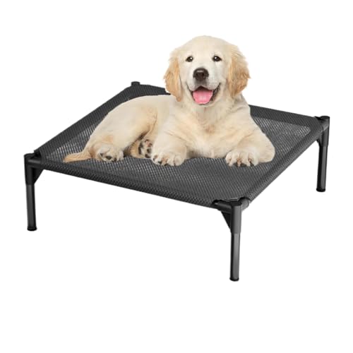 Sulxyi Hundebett im Freien, erhöhtes wasserdichtes Hundebett, erhöhte Katzenmatte, erhöhtes Off-Ground-Design, Kühlnetz, Leicht und leicht zu versammeln für Reisen und Garten Sulxyi Hundebett im Freien, erhöhtes wasserdichtes Hundebett, erhöhte Katzenmatte, erhöhtes Off-Ground-Design, Kühlnetz, Leicht und leicht zu versammeln für Reisen und Garten von Sulxyi