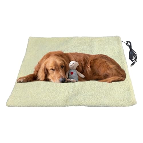 Sulxyi Hundeheizungspad | USB Electric Cat Decke | Hundezwinger-Haustierzubehör, 5 Speed-Temperatur-Verstellbares Hund warmes Bett mit Anti-Bite-Stahlkabel für Innenräume Sulxyi Hundeheizungspad | USB Electric Cat Decke | Hundezwinger-Haustierzubehör, 5 Speed-Temperatur-Verstellbares Hund warmes Bett mit Anti-Bite-Stahlkabel für Innenräume von Sulxyi