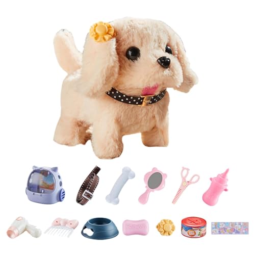 Walking Dog Toys, Interactive Electronic Pets, Talking Barking Dog, Robot Puppy Dog, Realistic Puppy Toy, Interactive Walking Dog Toy Realistic Movement and Sounds for Kids Boys Girls Age 3-8 Walking Dog Toys, Interactive Electronic Pets, Talking Barking Dog, Robot Puppy Dog, Realistic Puppy Toy, Interactive Walking Dog Toy Realistic Movement and Sounds for Kids Boys Girls Age 3-8 von Sulxyi