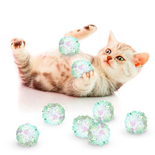 SunGrow Frettchen und Katze Knisterbälle, ideal für Kätzchen und ausgewachsene Katzen, 12 Stück SunGrow Frettchen und Katze Knisterbälle, ideal für Kätzchen und ausgewachsene Katzen, 12 Stück von SunGrow