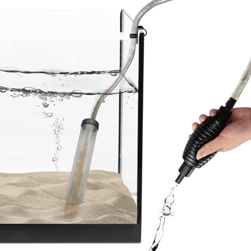 SunGrow Siphon Staubsauger für Kies und Sand, manuelle Bedienung, 1,8 m Schlauch, 1 Kiesrohr, 1 Siphonkugel und 1 Schlauchschelle, 1 Set pro Packung SunGrow Siphon Staubsauger für Kies und Sand, manuelle Bedienung, 1,8 m Schlauch, 1 Kiesrohr, 1 Siphonkugel und 1 Schlauchschelle, 1 Set pro Packung von SunGrow