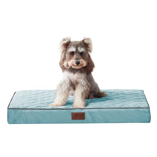 SunStyle Home Orthopädische Hundebetten für kleine Hunde, kleines Hundebett mit Schaumstoff-Unterstützung, rutschfeste Unterseite und abnehmbarer, waschbarer Bezug, Matratze, Haustiermatte, Bett von SunStyle Home
