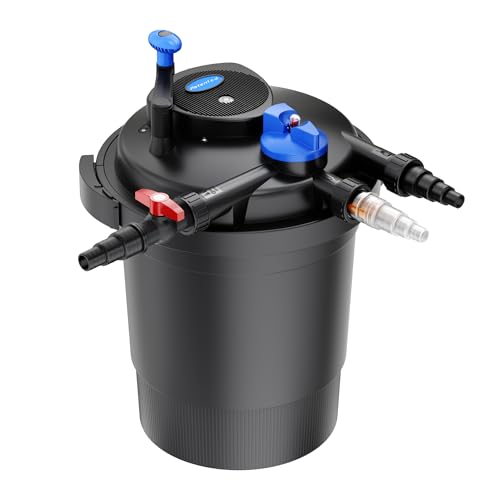 SunSun CPF-10000 Druckteichfilter 10.000 l/h / 11 W UVC Einheit, Teichdruckfilter für Teiche bis 12.000 Liter, Teichklärer, Filteranlage SunSun CPF-10000 Druckteichfilter 10.000 l/h / 11 W UVC Einheit, Teichdruckfilter für Teiche bis 12.000 Liter, Teichklärer, Filteranlage von SunSun