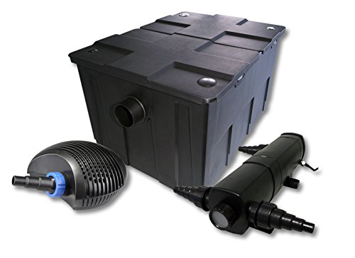 SunSun Komplettset: CBF-550 Teichfilter bis 60000 L Teichfilteranlage als Durchlauffilter, CTF-6000 SuperECO Teichpumpe 6000l/h 40W, CUV-218 Teichklärer UVC Klärer mit 18W SunSun Komplettset: CBF-550 Teichfilter bis 60000 L Teichfilteranlage als Durchlauffilter, CTF-6000 SuperECO Teichpumpe 6000l/h 40W, CUV-218 Teichklärer UVC Klärer mit 18W von SunSun