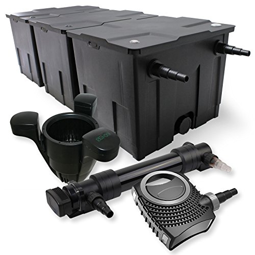 SunSun Komplettset: CBF-350C Teichfilter bis 90000L Teichfilteranlage als Durchlauffilter, NEO10000 Teichpumpe 10000l/h 80W, CUV-636 Teichklärer UVC Klärer mit 36W, SK-40 Skimmer mit Pumpe 3000l/h 60W SunSun Komplettset: CBF-350C Teichfilter bis 90000L Teichfilteranlage als Durchlauffilter, NEO10000 Teichpumpe 10000l/h 80W, CUV-636 Teichklärer UVC Klärer mit 36W, SK-40 Skimmer mit Pumpe 3000l/h 60W von SunSun
