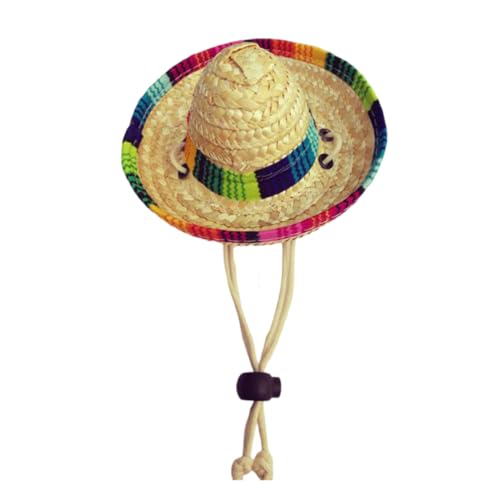 Haustier-Strohhut, verstellbar, Sombrero für Hunde, mexikanischer Hut, Mehrfarbig, Welpen-Kostüm, Kappe, Haustier-Strohkappe, Welpe, mexikanische Kappe, Sombrero für Hunde Haustier-Strohhut, verstellbar, Sombrero für Hunde, mexikanischer Hut, Mehrfarbig, Welpen-Kostüm, Kappe, Haustier-Strohkappe, Welpe, mexikanische Kappe, Sombrero für Hunde von SunaOmni