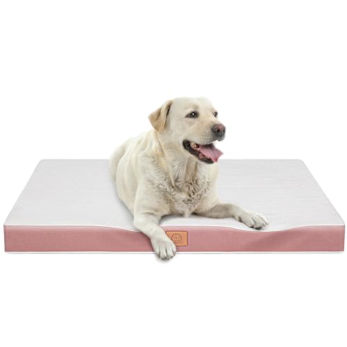 Sunheir Orthopädisches Hundebett für extra große Hunde, wasserdichtes Deluxe-Plüsch-Hundekäfigbett mit abnehmbarem, waschbarem Bezug und rutschfester Unterseite, Sunheir Orthopädisches Hundebett für extra große Hunde, wasserdichtes Deluxe-Plüsch-Hundekäfigbett mit abnehmbarem, waschbarem Bezug und rutschfester Unterseite, von Sunheir