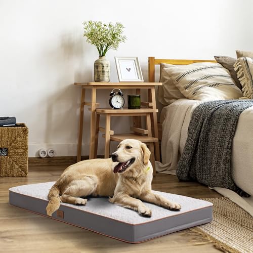 Sunheir Orthopädisches Hundebett für große Hunde und extra große Hunde, XL-Hundebett mit abnehmbarem wasserdichtem Bezug und maschinenwaschbarem Hundebett, Haustierbett-Matte, Eierkisten-Schaumstoff, Sunheir Orthopädisches Hundebett für große Hunde und extra große Hunde, XL-Hundebett mit abnehmbarem wasserdichtem Bezug und maschinenwaschbarem Hundebett, Haustierbett-Matte, Eierkisten-Schaumstoff, von Sunheir