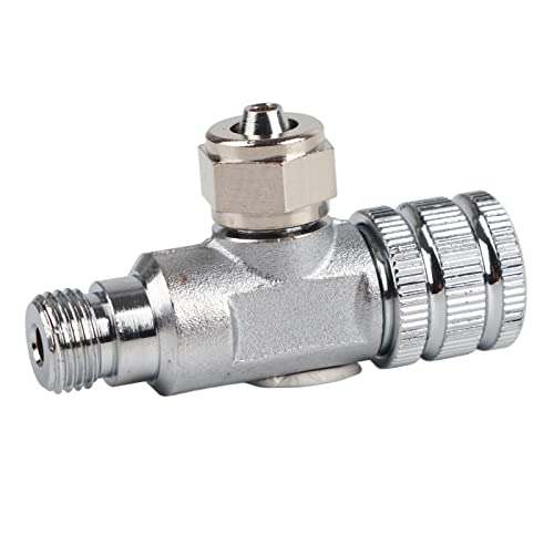 Sunicon Aquarium CO2-Nadelventilregler, Blasenzähler, Aquarium-Zubehör für Aquarien, Zubehör kompatibel mit Aquarium-Systemen (Single-head fine-tuning valve (connected to Meter)) von Sunicon