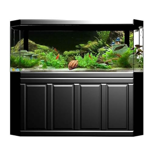 Sunicon Aquarium-Hintergrundaufkleber, 5 Größen erhältlich, Aquarium, Meeresboden, Wasser, Gras, Hintergrund, Dekoration, Malerei, PVC-Aufkleber (122 * 46cm) von Sunicon
