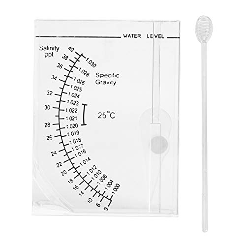 Sunicon Meerwasser-Salzgehalt-Messgerät, genaues Meer-Hydrometer, Aquarium-Marine-Salzgehalt-Messgerät, Aquarium-Salzgehalt-Messgerät für Korallenfische, Aquakultur, quadratische Sunicon Meerwasser-Salzgehalt-Messgerät, genaues Meer-Hydrometer, Aquarium-Marine-Salzgehalt-Messgerät, Aquarium-Salzgehalt-Messgerät für Korallenfische, Aquakultur, quadratische von Sunicon