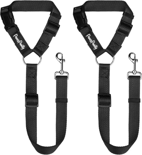 Sunkangkang PawsPawty 2 Pack Headrest Dog Car Safety Seat Belt Adjustable Nylon Fabric Car Leash Vehicle Seatbelts Harness for Dogs 2-in-1 Leash and Restraint Sunkangkang PawsPawty 2 Pack Headrest Dog Car Safety Seat Belt Adjustable Nylon Fabric Car Leash Vehicle Seatbelts Harness for Dogs 2-in-1 Leash and Restraint von Sunkangkang