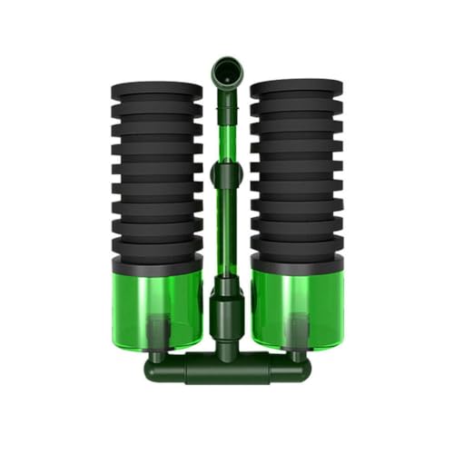 Sunmeit S Doppelkopf-Wasserfilter für Aquarien, Schwamm, Wasserfilter, Luftpumpe, Reinigungsfilter für Aquarien, Aquarium-Zubehör Sunmeit S Doppelkopf-Wasserfilter für Aquarien, Schwamm, Wasserfilter, Luftpumpe, Reinigungsfilter für Aquarien, Aquarium-Zubehör von Sunmeit
