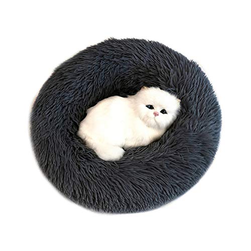 Sunnykud Deluxe Haustierbett Rundes Plüsch Bett für Haustiere in Doughnut-Form Hundebett Katzenbett Flauschig Weich Hundekissen Hundesofa Wasserfeste Unterseite Katzensofa Sunnykud Deluxe Haustierbett Rundes Plüsch Bett für Haustiere in Doughnut-Form Hundebett Katzenbett Flauschig Weich Hundekissen Hundesofa Wasserfeste Unterseite Katzensofa von Sunnykud