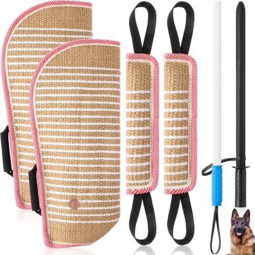 Sunnymove Professionelles Hundebiss-Trainingsset mit Hundebeißhülse Armpeitsche Agitation Stick für Haustiertraining Schutz für Beißen Interaktiv K9 Deutscher Schäferhund Welpe Sunnymove Professionelles Hundebiss-Trainingsset mit Hundebeißhülse Armpeitsche Agitation Stick für Haustiertraining Schutz für Beißen Interaktiv K9 Deutscher Schäferhund Welpe von Sunnymove