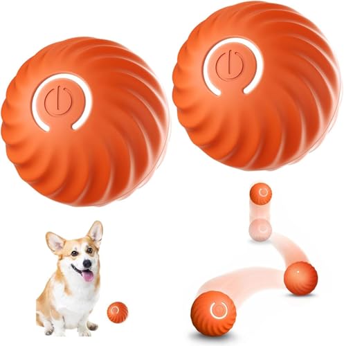 2 Stück Selbstrollender Ball Hund,Ball Interaktives Hundespielzeug Ball,Wicked Ball Hund,Interaktives Hundespielzeug Ball,Interaktives Hunde Ball Spielzeug für langeweile drinnen draußen 2 Stück Selbstrollender Ball Hund,Ball Interaktives Hundespielzeug Ball,Wicked Ball Hund,Interaktives Hundespielzeug Ball,Interaktives Hunde Ball Spielzeug für langeweile drinnen draußen von Sunshine smile