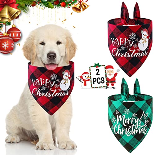 Haustier Bandanas 2 Stück, Dreieckstuch, Haustier Dreieck Lätzchen, Halstuch Einstellbare für Hunde Katze, Weihnachten Hund Bandanas, Weihnachten Haustier Halstuch Deko, Christmas Pet Bandana Haustier Bandanas 2 Stück, Dreieckstuch, Haustier Dreieck Lätzchen, Halstuch Einstellbare für Hunde Katze, Weihnachten Hund Bandanas, Weihnachten Haustier Halstuch Deko, Christmas Pet Bandana von Sunshine smile